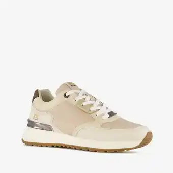 Scapino Mexx dames sneakers wit beige aanbieding