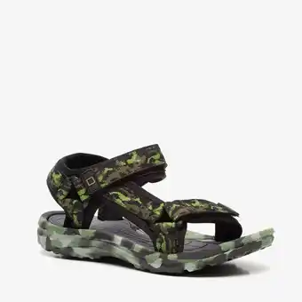 Scapino Blue Box jongens sandalen met camouflageprint aanbieding