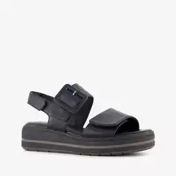 Scapino Softline dames sandalen met sleehak zwart aanbieding
