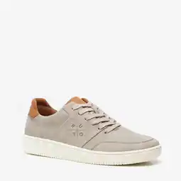 Scapino Blue Box heren sneakers grijs bruin aanbieding