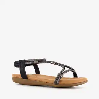 Scapino Blue Box meisjes sandalen zwart aanbieding