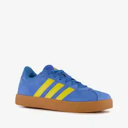 Scapino Adidas VL Court 3.0 kinder sneakers blauw geel aanbieding