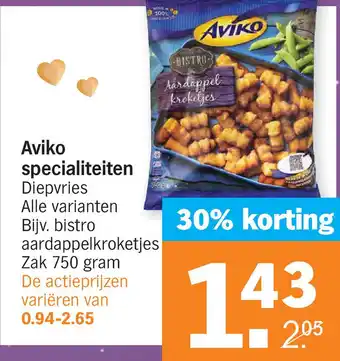 Albert Heijn Aviko specialiteiten Diepvries aanbieding