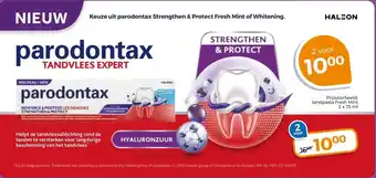 Trekpleister parodontax aanbieding