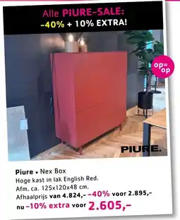 Sijben Piure Nex Box aanbieding