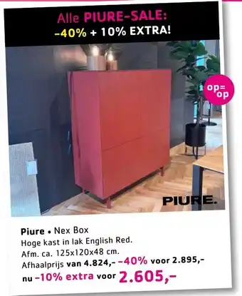 Sijben Piure Nex Box aanbieding