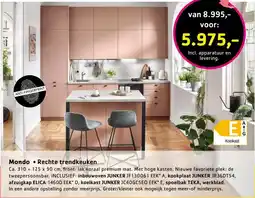Sijben Mondo • Rechte trendkeuken aanbieding