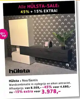 Sijben Hülsta Neo/Gentis aanbieding