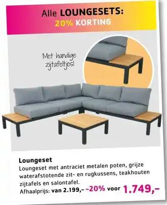 Sijben Loungeset aanbieding