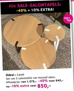 Sijben Odesi • Level aanbieding