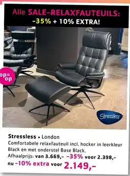 Sijben Stressless London aanbieding