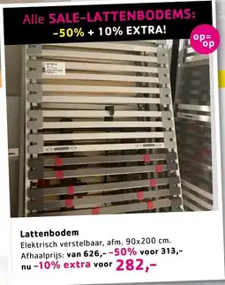 Sijben Lattenbodem aanbieding
