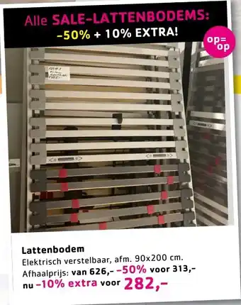 Sijben Lattenbodem aanbieding