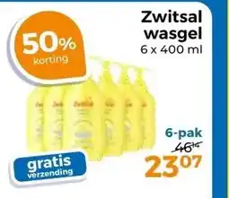 Trekpleister Zwitsal wasgel aanbieding
