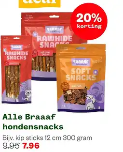 Welkoop Alle Braaaf hondensnacks aanbieding