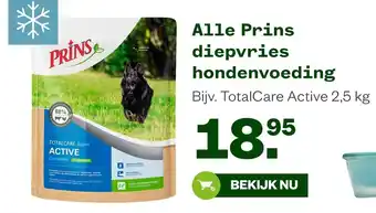 Welkoop Alle Prins diepvries hondenvoeding aanbieding