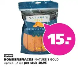 Ranzijn Hondensnacks Nature's Gold aanbieding