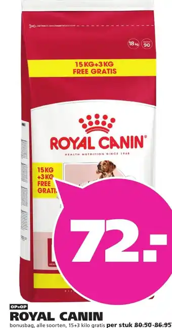 Ranzijn Royal canin aanbieding