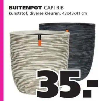 Ranzijn Buitenpot capi rib aanbieding