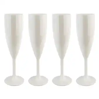 ANWB Mydrinkglass Camping Champagneglas 4stuks Wit aanbieding