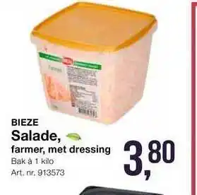 Bidfood Bieze Salade, Farmer Met Dressing 1kilo aanbieding