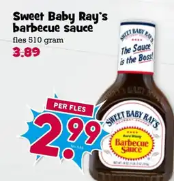 Boon`s Markt Sweet Baby Ray's barbecue sauce aanbieding