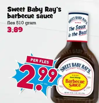 Boon`s Markt Sweet Baby Ray's barbecue sauce aanbieding