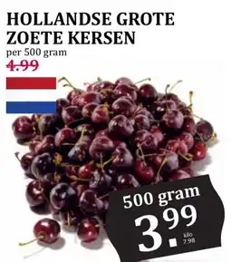 Boon`s Markt Hollandse grote zoete kersen aanbieding