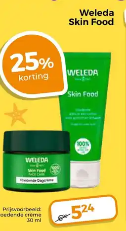 Trekpleister Weleda Skin Food aanbieding