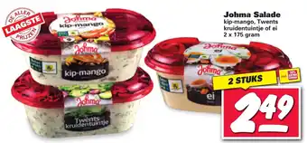 Nettorama Johma salade 2*175g aanbieding