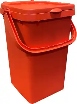 Bol.com Team NL Ecoplus 25 liter afvalemmer oranje - afvalscheidingsbak - sorteerbak - afvalbak aanbieding