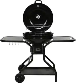 Bol.com Verrijdbare BBQ met Zijtafels - XL - 130x65x101cm - Houtskoolbarbecue aanbieding