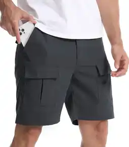 Amazon Suwangi Cargoshorts voor heren, korte bermuda, chinoshorts, zomer, casual, korte shorts met 6 zakken aanbieding