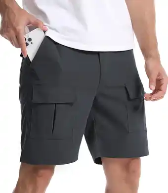 Amazon Suwangi Cargoshorts voor heren, korte bermuda, chinoshorts, zomer, casual, korte shorts met 6 zakken aanbieding