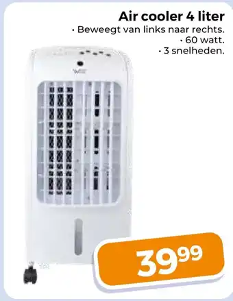Trekpleister Air cooler 4 liter aanbieding