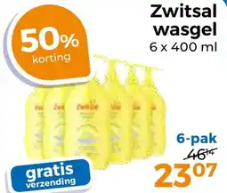 Trekpleister Zwitsal wasgel aanbieding