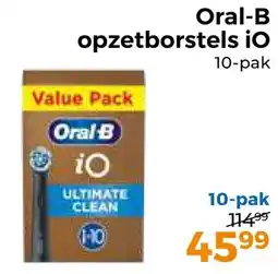 Trekpleister Oral-B opzetborstels iO aanbieding