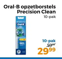 Trekpleister Oral-B opzetborstels Precision Clean aanbieding