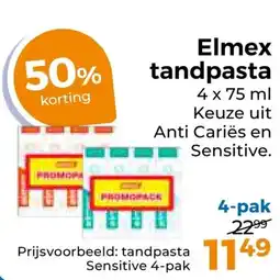 Trekpleister Elmex tandpasta aanbieding