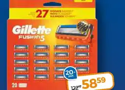 Trekpleister Gillette FUSIONS5 aanbieding