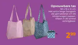 Trekpleister Opvouwbare tas aanbieding