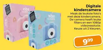 Trekpleister Digitale kindercamera aanbieding