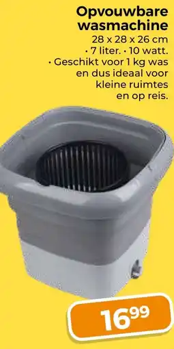Trekpleister Opvouwbare wasmachine aanbieding
