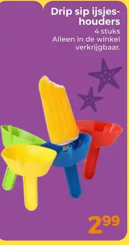 Trekpleister Drip sip ijsjes houders aanbieding