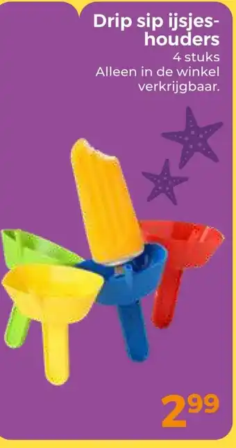 Trekpleister Drip sip ijsjes houders aanbieding