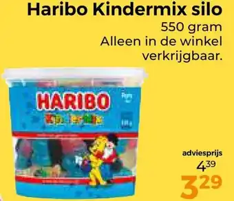 Trekpleister Haribo Kindermix silo aanbieding