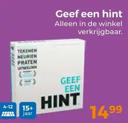 Trekpleister Geef een hint aanbieding