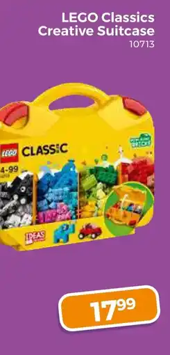 Trekpleister LEGO Classics Creative Suitcase aanbieding