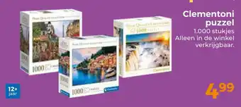 Trekpleister Clementoni puzzel aanbieding