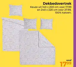 Trekpleister Dekbedovertrek aanbieding
